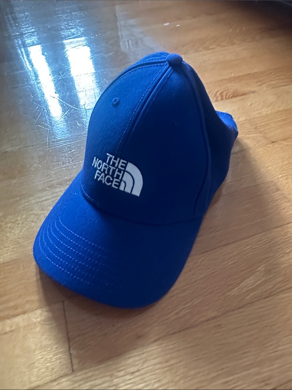 The North Face Kids Royal Blue Baseball Hat with White Logo